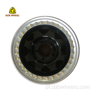 17x8 4x4 Offroad Leia aros de aço preto de Beadlock